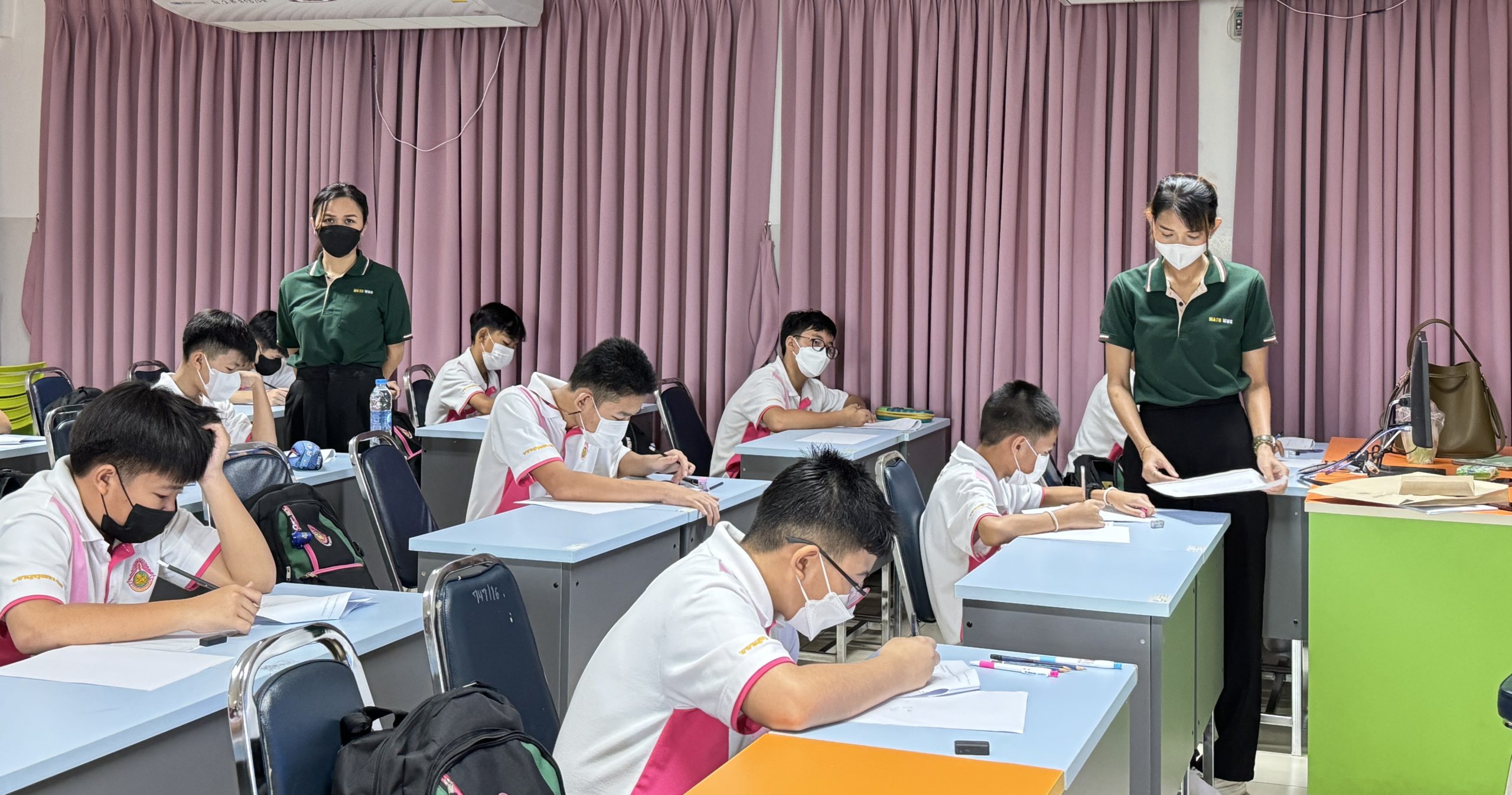ทดสอบก่อนเรียนเสริมวันเสาร์ (Pre-test) ภาคเรียนที่ 2 ปีการศึกษา 2566